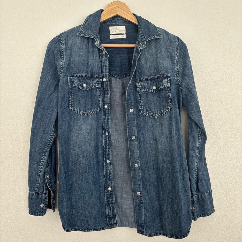 J. Crew Denim Button Down